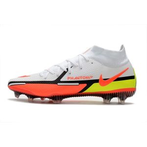 Nike Phantom GT Elite Dynamic Fit FG Motivation Bílá Červená Neon Černá